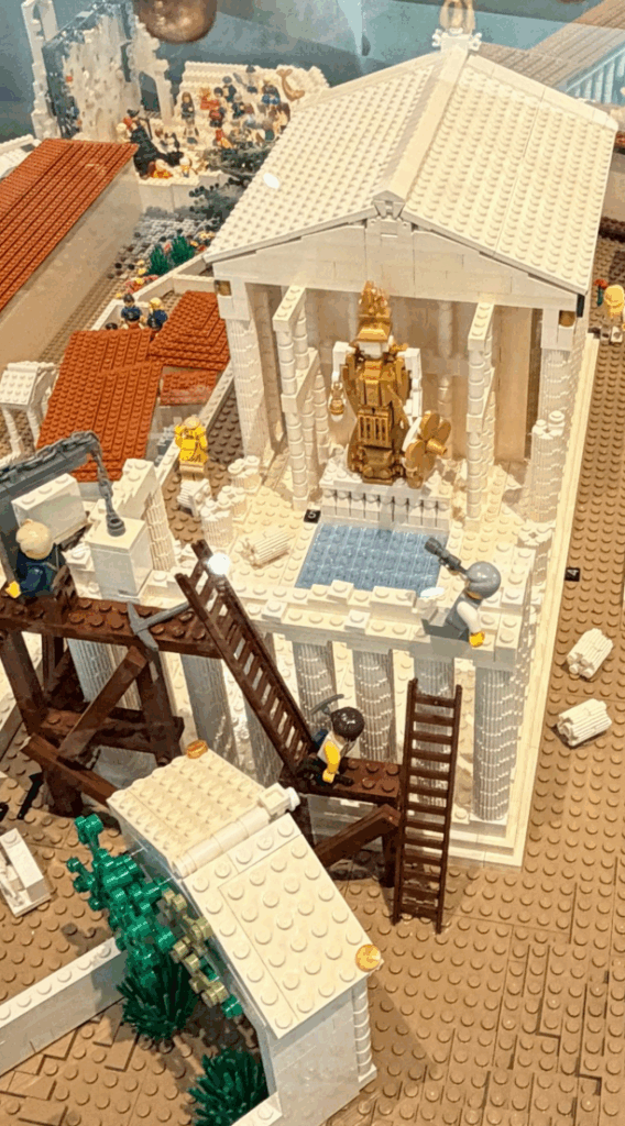 帕德嫩神廟的樂高模型