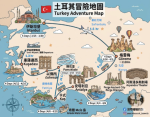 土耳其旅遊地圖