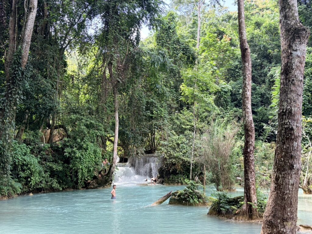 關西瀑布 Tat Kuang Si Waterfalls
